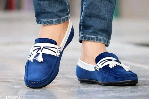 Men’s Blue Loafer Shoes For Party