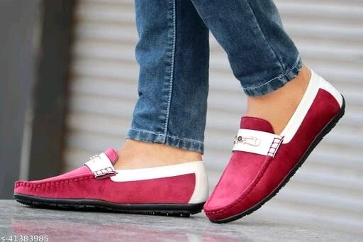 Men’s Stylish Party Wear Red Loafers